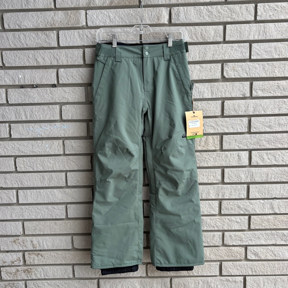 Quiksilver Estate Youth Snowpants Sage Green Size 12